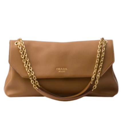 Doux mittelgroße Ledertasche Brown 16cm