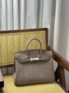SUEDE BIRKIN 30 Etoupe - Image 6