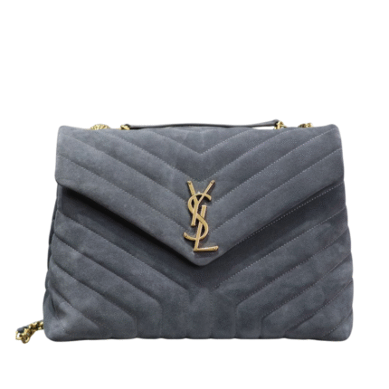 Loulou Velvet Blue/Gold 32 cm