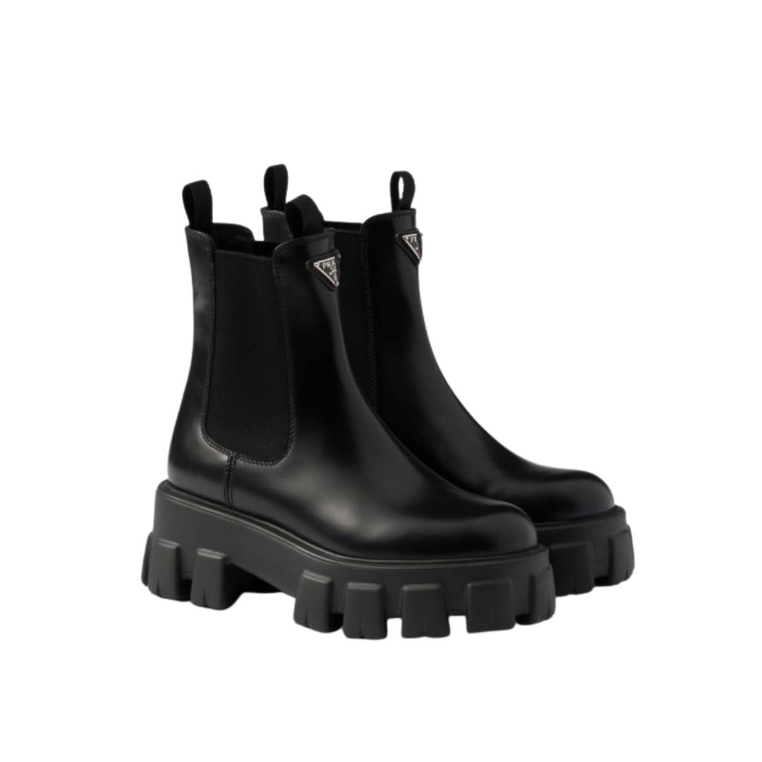 SHOES - New Products 1.0 (9) Monolith Gebürstetes Leder Black - Image 1