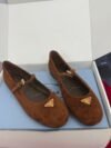 Wildleder-Ballerinas Brown - Image 3