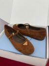 Wildleder-Ballerinas Brown - Image 5